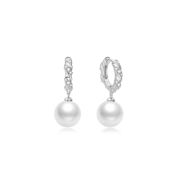 Ania Haie Luna Gaze Silver Shell Pearl korvakorut helmi