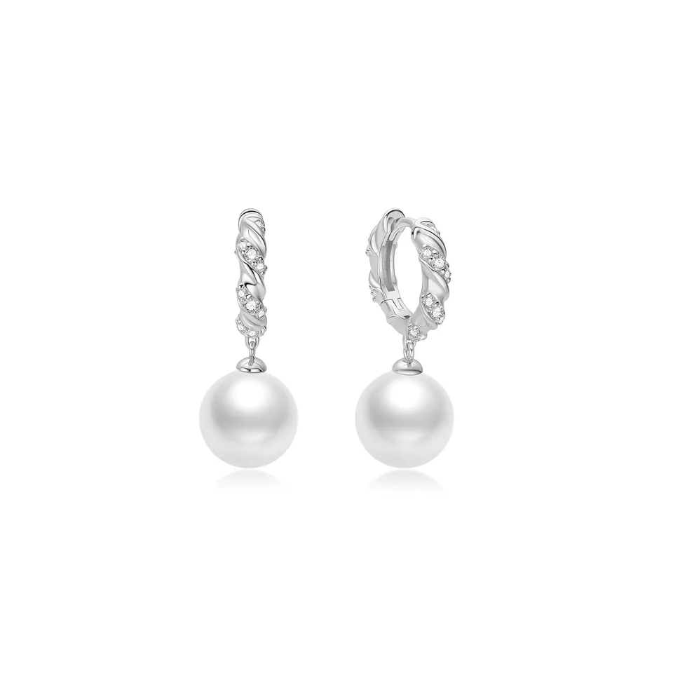Ania Haie Luna Gaze Silver Shell Pearl korvakorut helmi