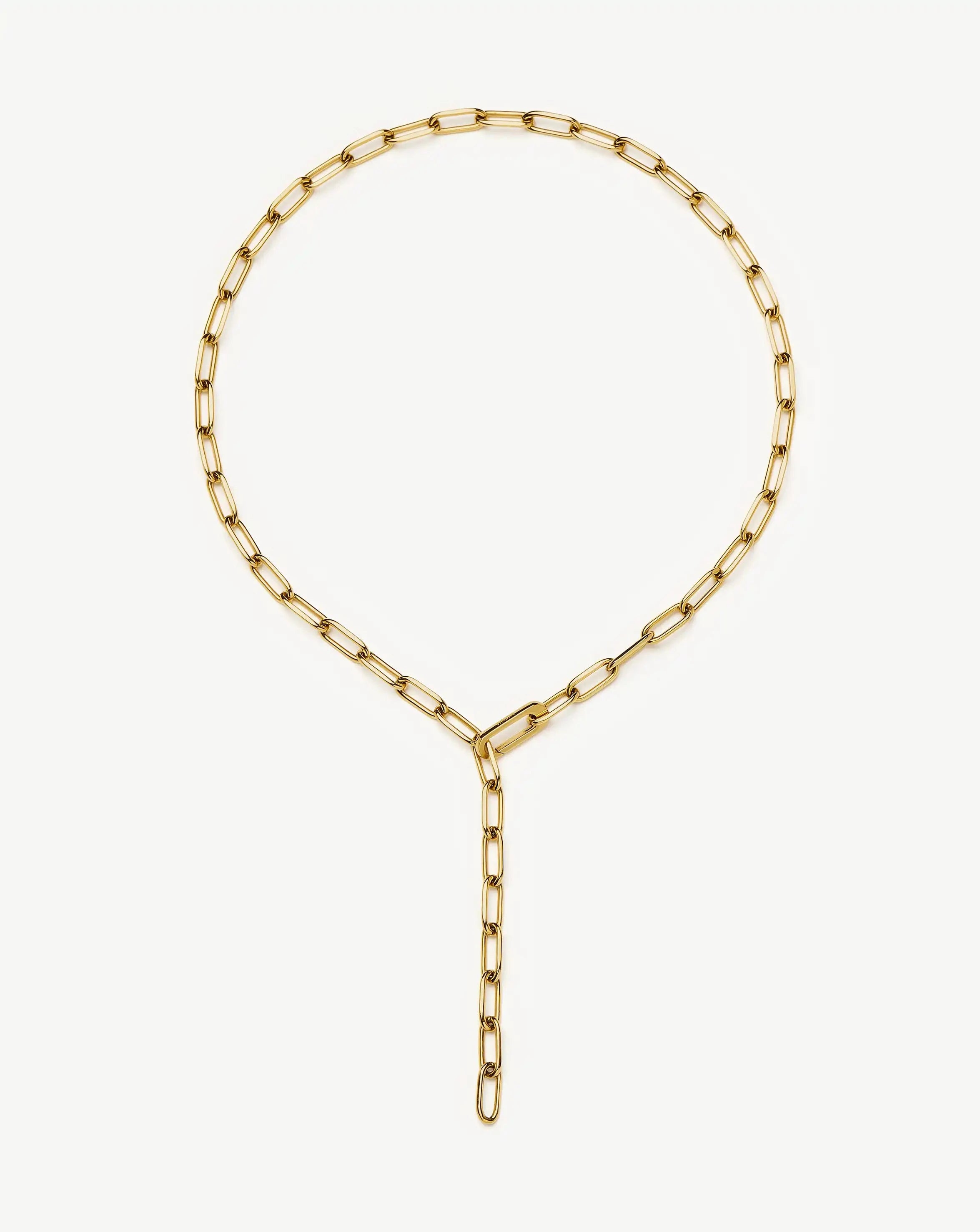 Missoma Classic Paperclip kaulakoru kulta 50 cm