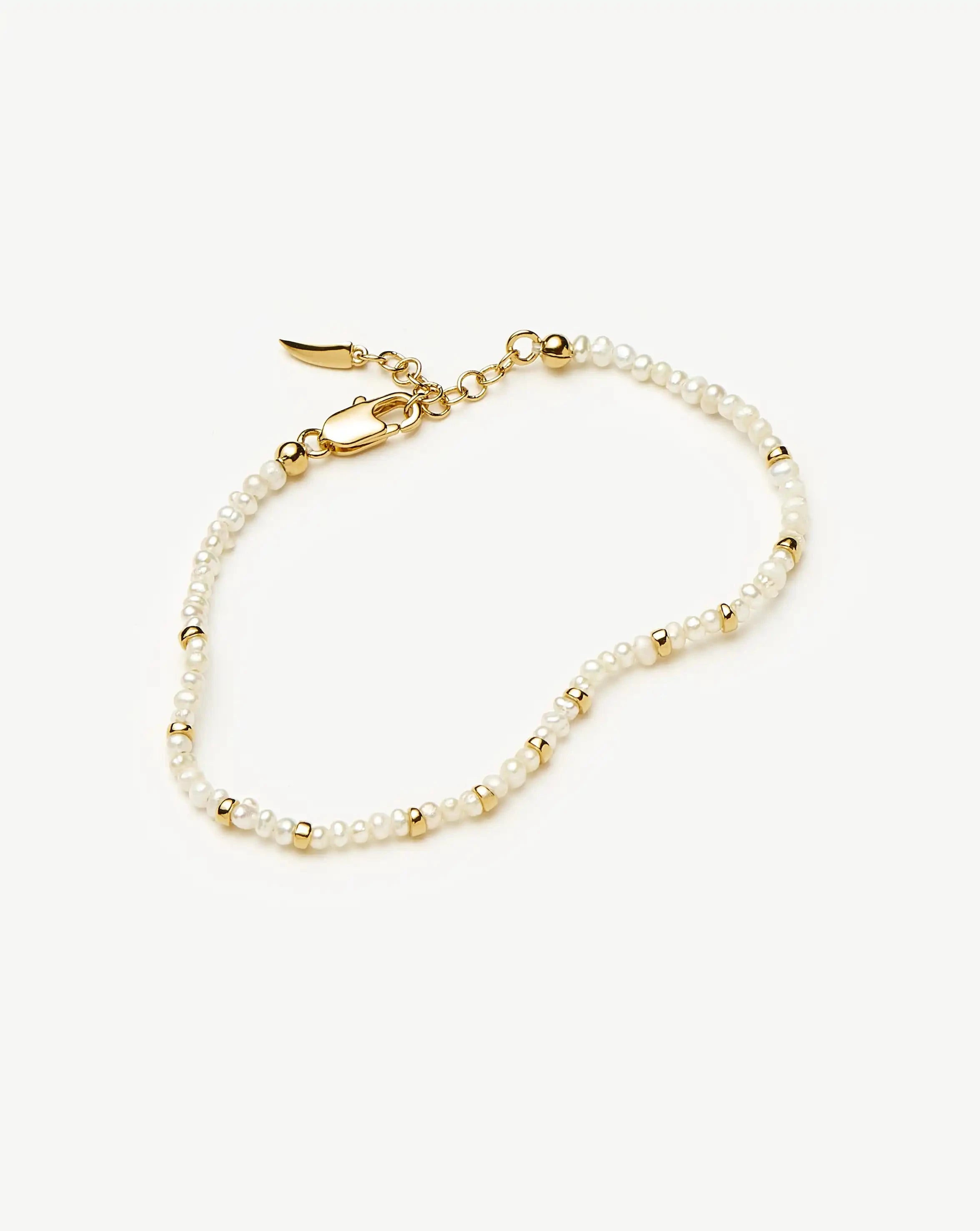 Missoma Micro Pearl Beaded helmirannekoru S/M 18,5 cm