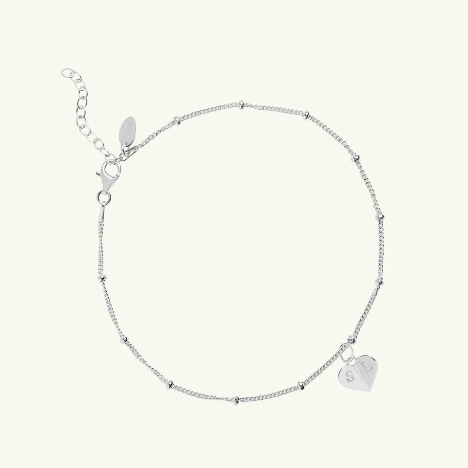 Muru Jewellery Mini Heart hopeanilkkakoru sydän