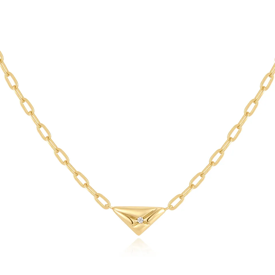Ania Haie Sunshine Chaser Triangle kaulakoru kulta zirkonia