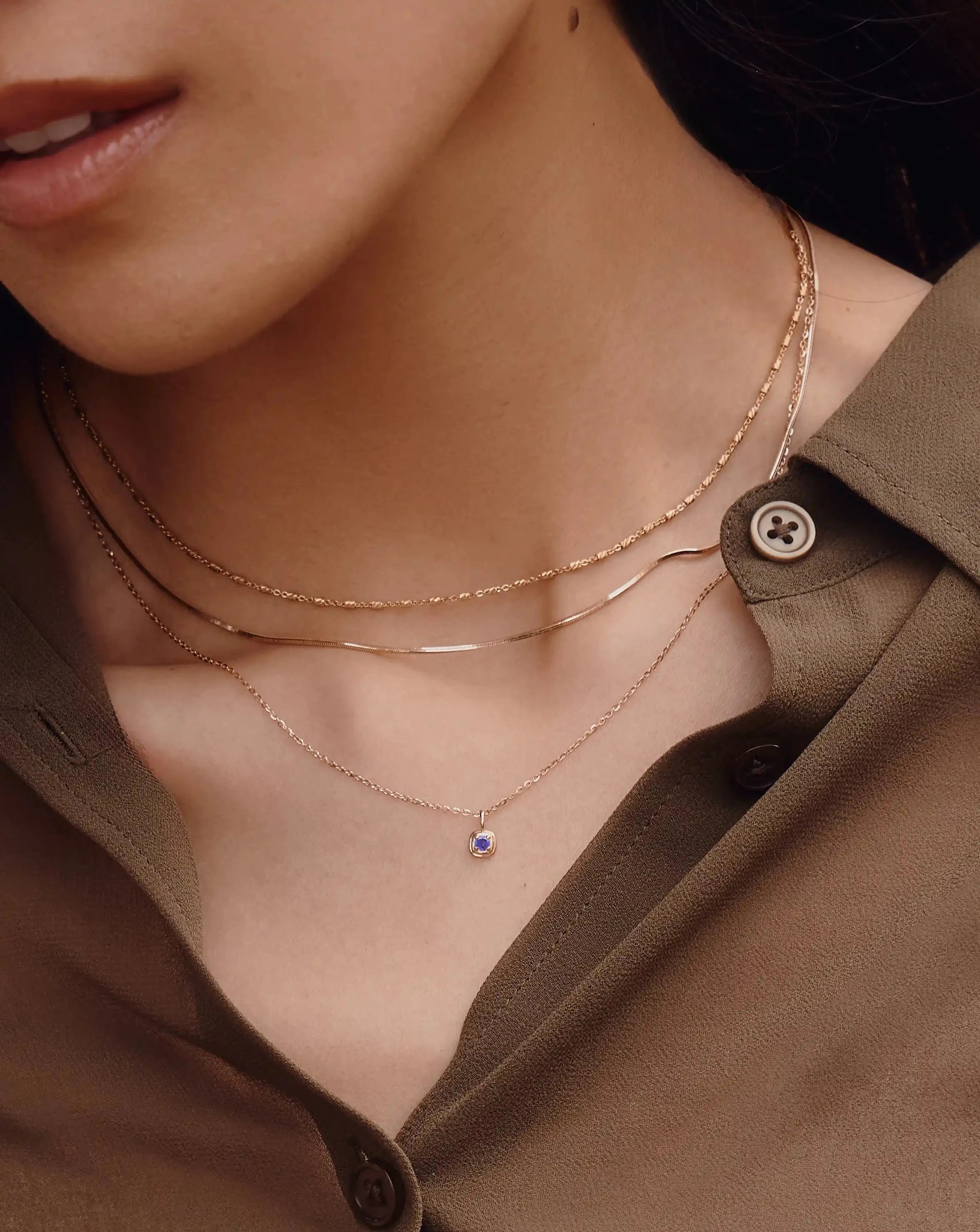 MISSOMA February Birthstone kaulakoru kulta ametisti
