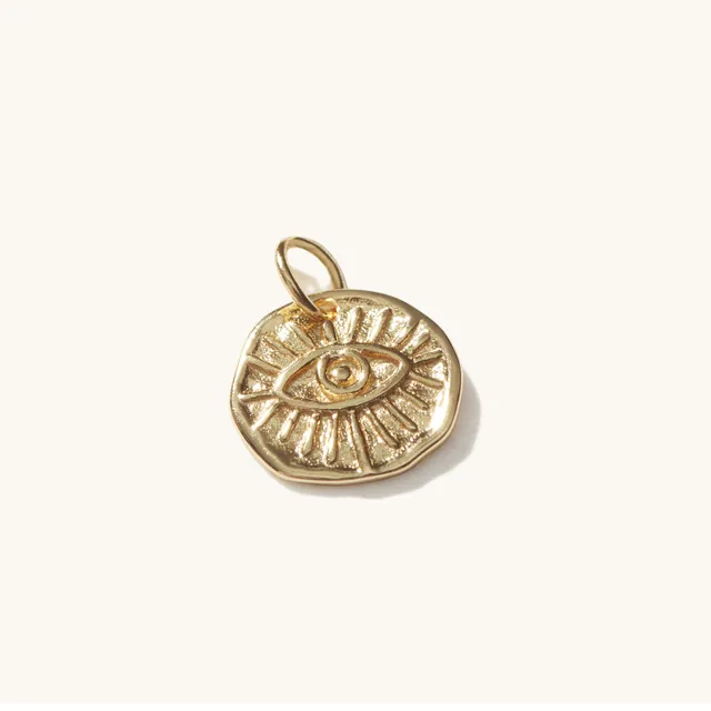Muru Evil Eye riipus kulta 18k vermeil suojasilmä
