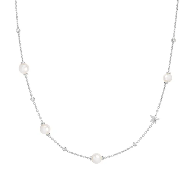 Ania Haie Miss Dainty Shell Pearl and Star Station kaulakoru hopea helmi