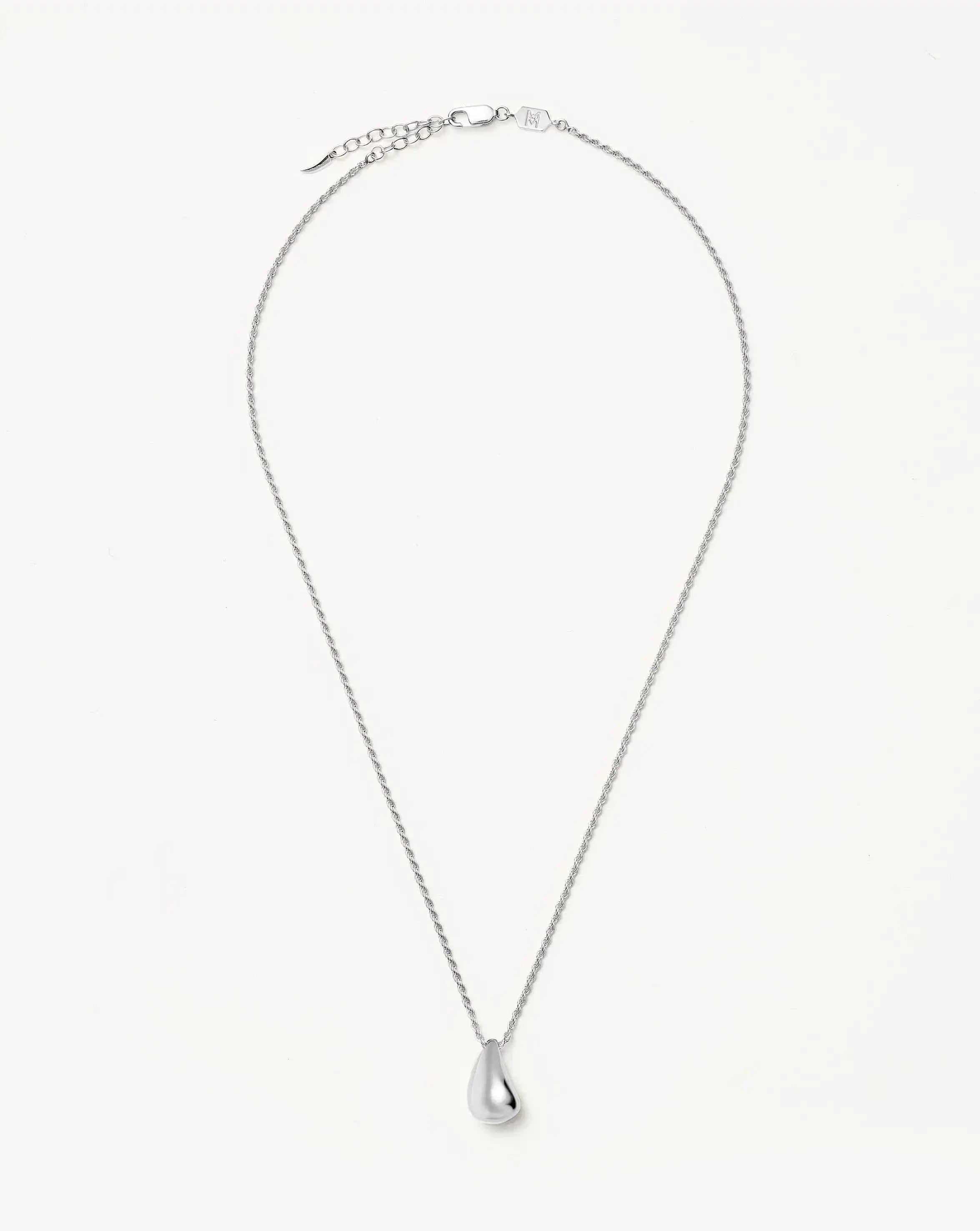 MISSOMA Savi Sculptural Droplet kaulakoru hopea 45cm