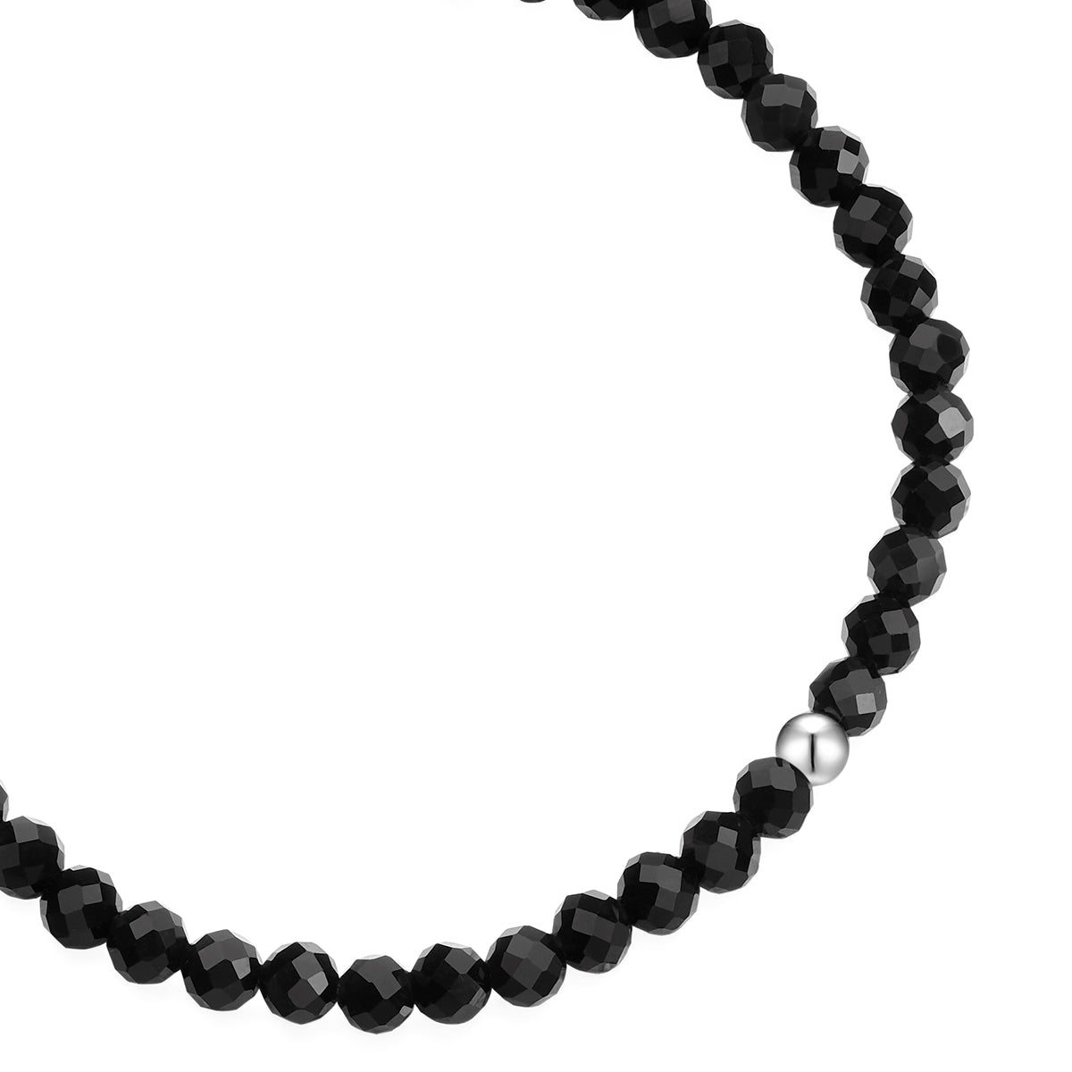 Glanzstücke München Edelstein-Armband Achat rannekoru musta akaatti