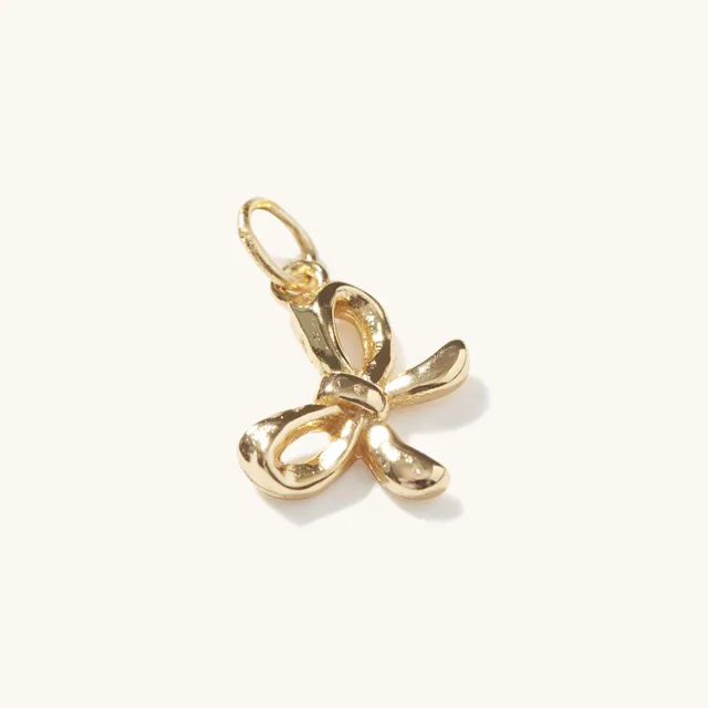 Muru Jewellery Bow riipus kulta romanttinen
