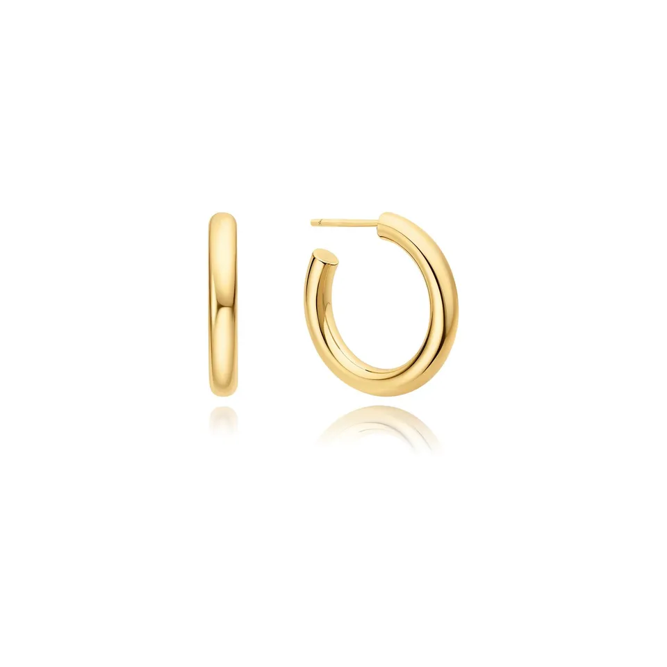 Ania Haie Tide Echo Classic Tube huggie-korvakorut kulta 23 mm
