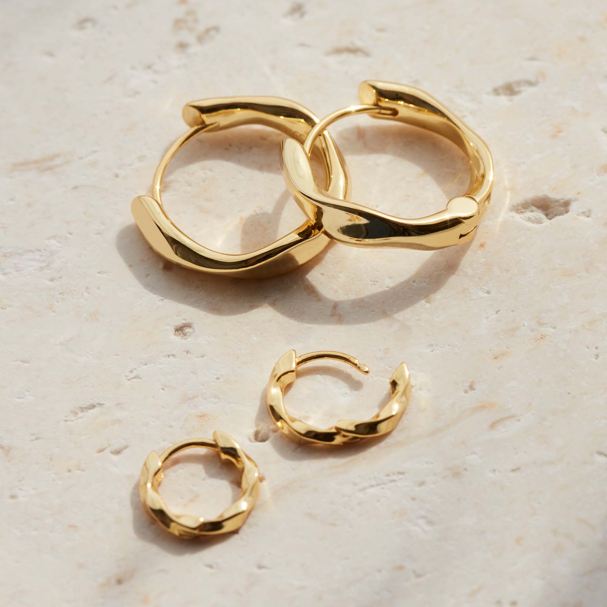 Muru Jewellery Mini Karma rengaskorvakorut kulta
