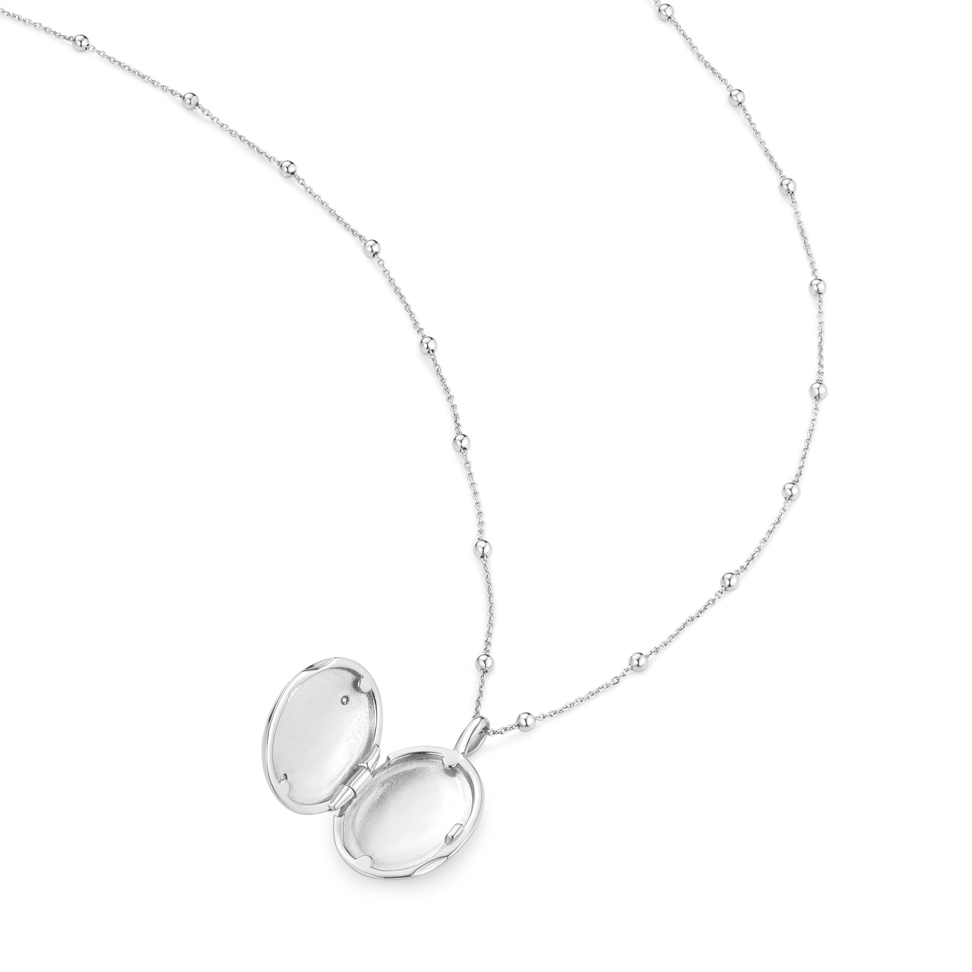 Ania Haie Ripple Joy Butterfly Locket kaulakoru hopea