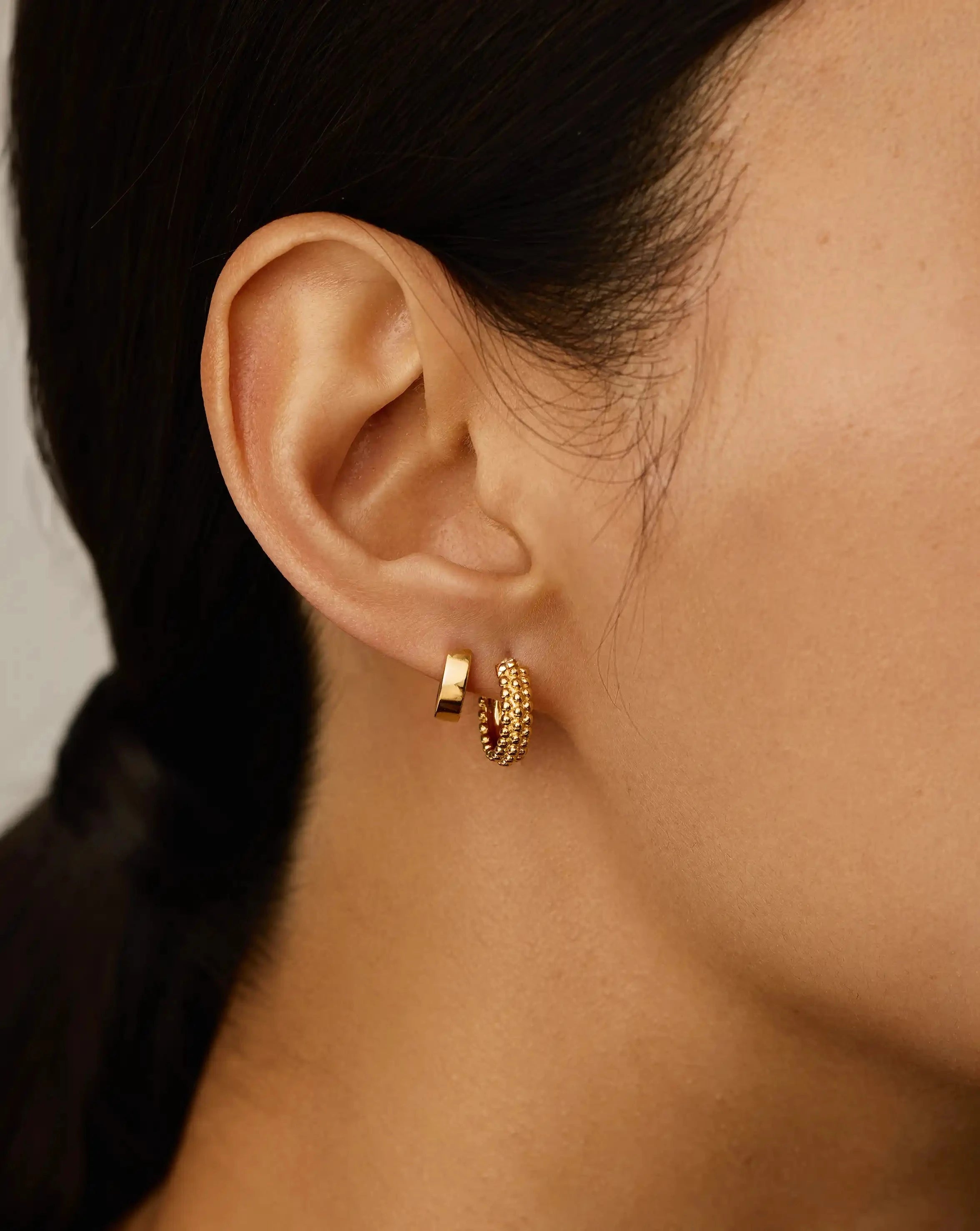 Missoma Mini Baya korvarenkaat gold vermeil 13 mm