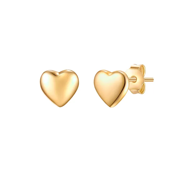 Glanzstücke München Herz nappikorvakorut kulta sydän