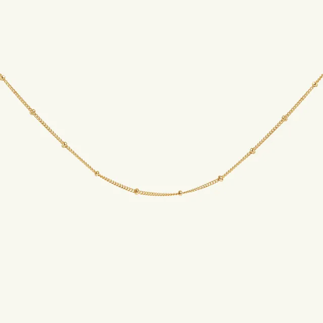 Muru Bead Chain choker kultakaulakoru helmiketju