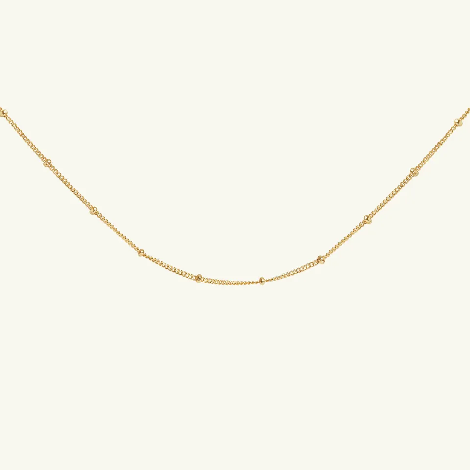 Muru Bead Chain choker kultakaulakoru helmiketju
