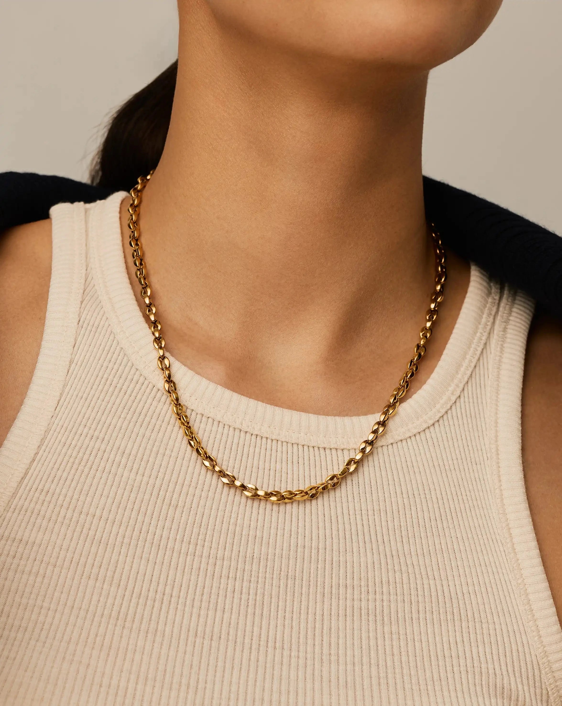 Missoma Mariner Medium Chain kaulakoru 18k kulta 50 cm