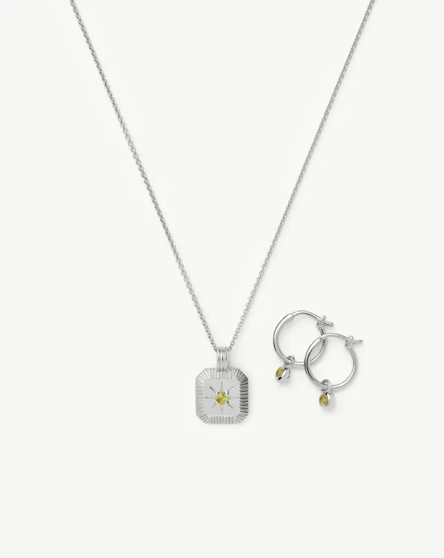 MISSOMA August Birthstone korusetti hopea peridootti